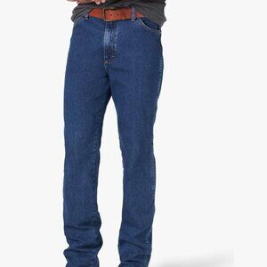 Wranglers Vintage Men's Denim Jeans Size 32 x 34 cowboy cut active flex slim fit